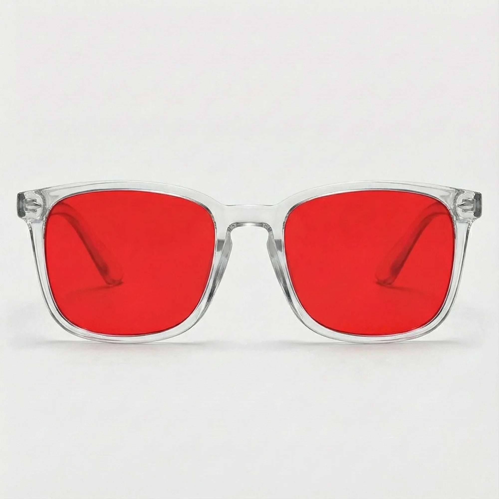 Franklin Frames| Transparent Red Lens Blue Light Blocker.